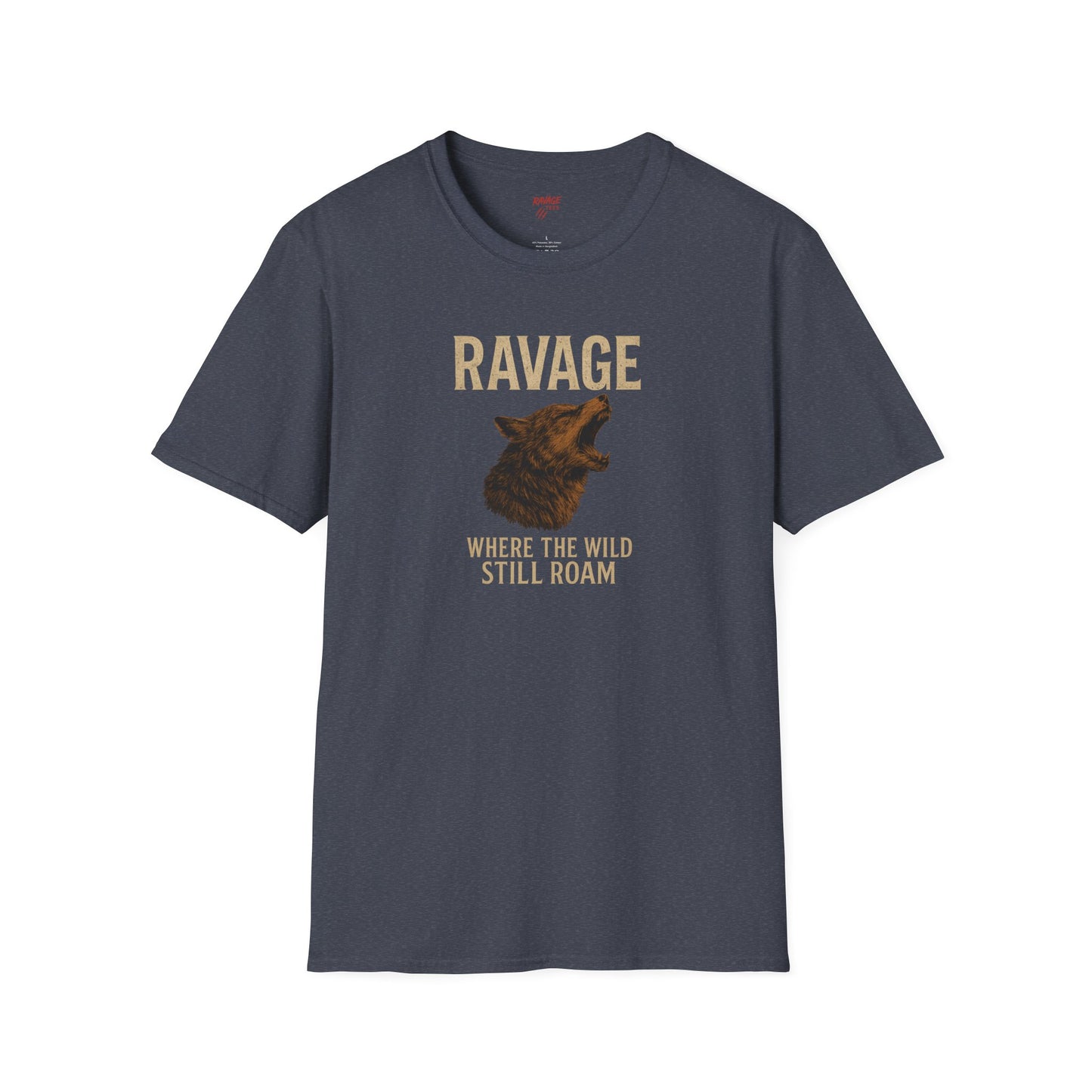 RAVAGE Where the Wild Still Roam Tee | Vintage Adventure Graphic T-Shirt, Unisex Outdoors Apparel, Camping & Nature Lovers Gift