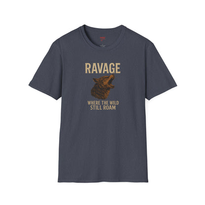 RAVAGE Where the Wild Still Roam Tee | Vintage Adventure Graphic T-Shirt, Unisex Outdoors Apparel, Camping & Nature Lovers Gift