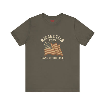 RaVage Vintage Tee: "Land of the Free"