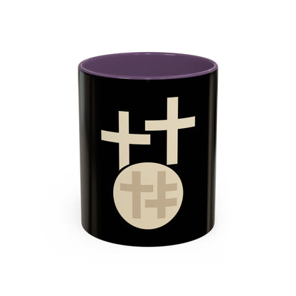 Calvary Cross Accent Coffee Mug