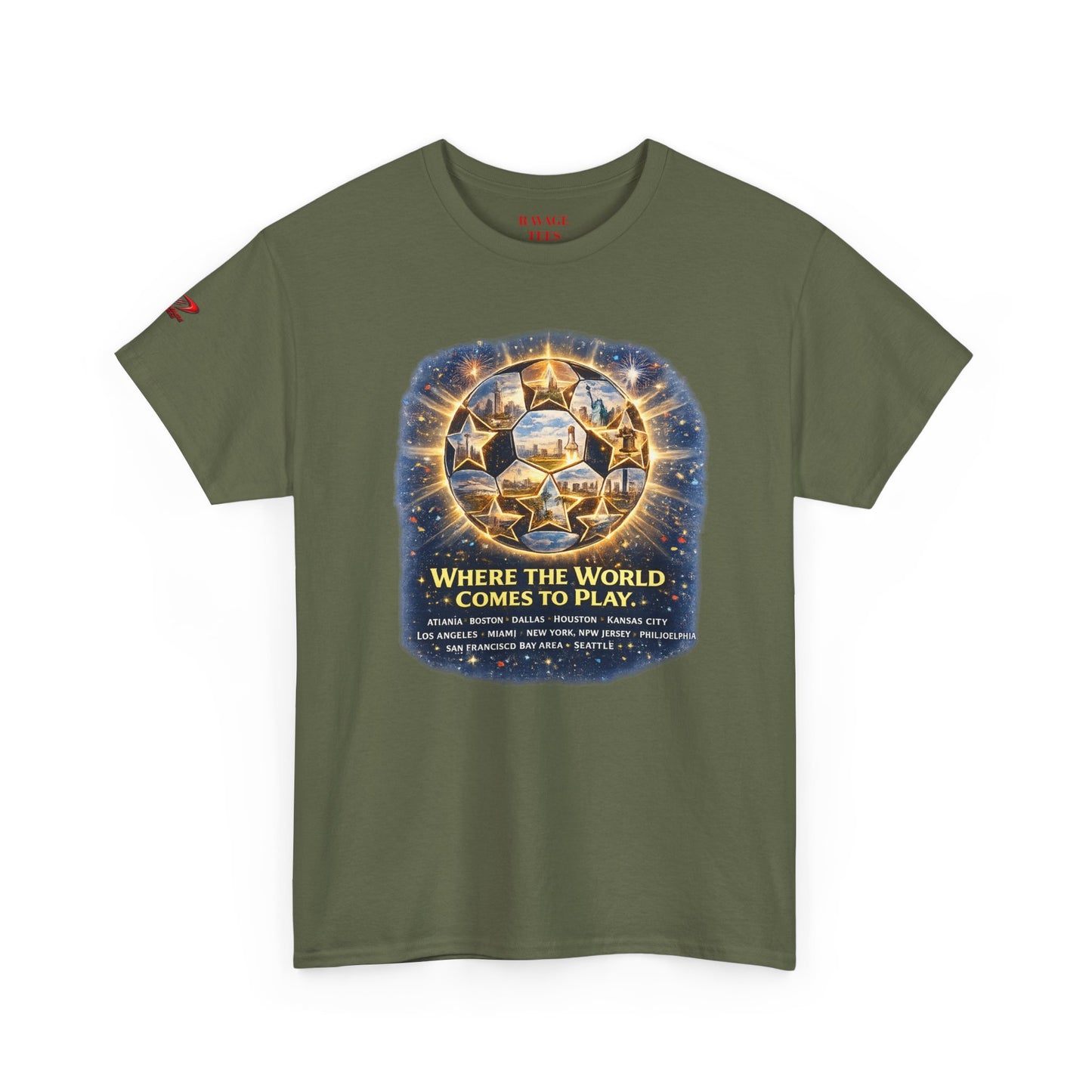 World Cup 2022 T-Shirt — "Where the World Comes to Play"