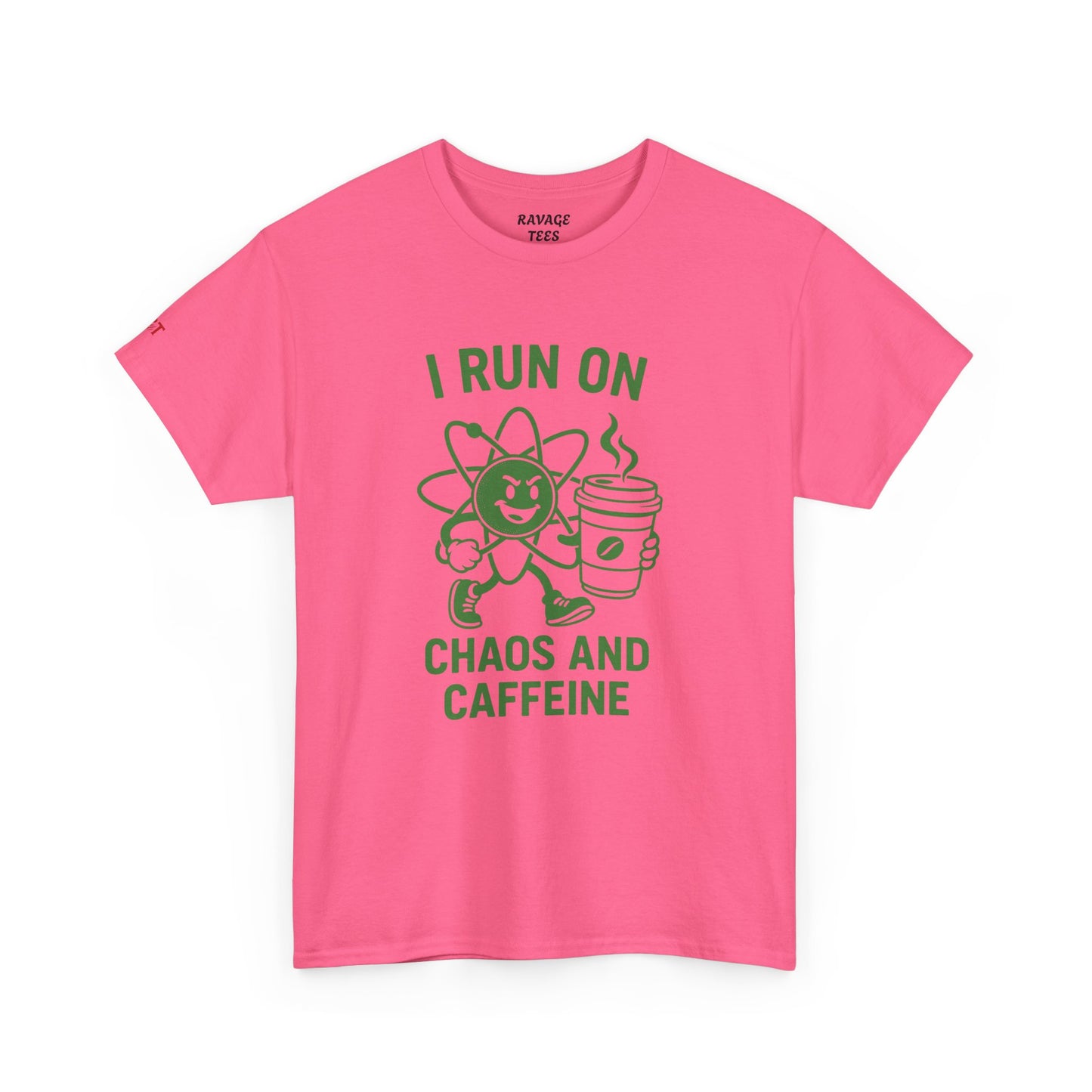 Caffeine Chaos Tee - Fun Unisex Shirt for Coffee Lovers