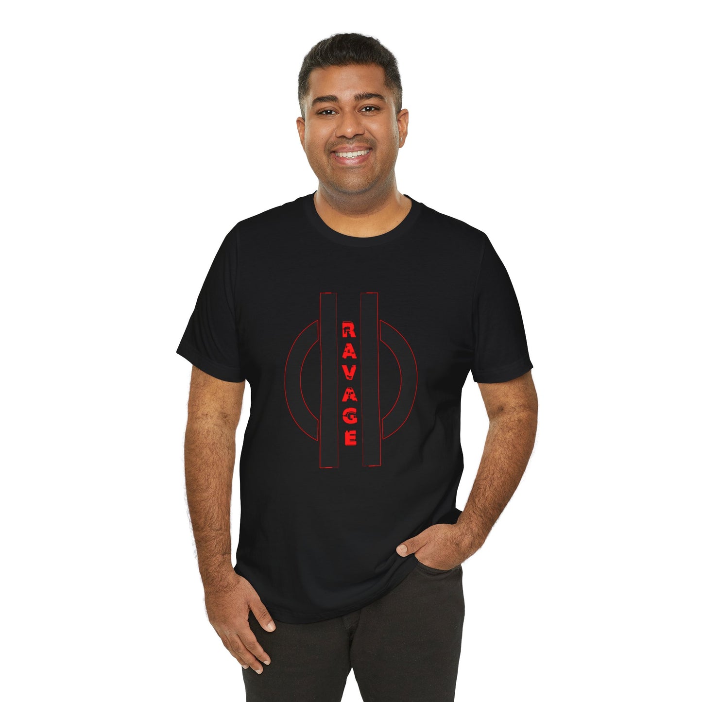 Ravage Vertical Logo T‑Shirt
