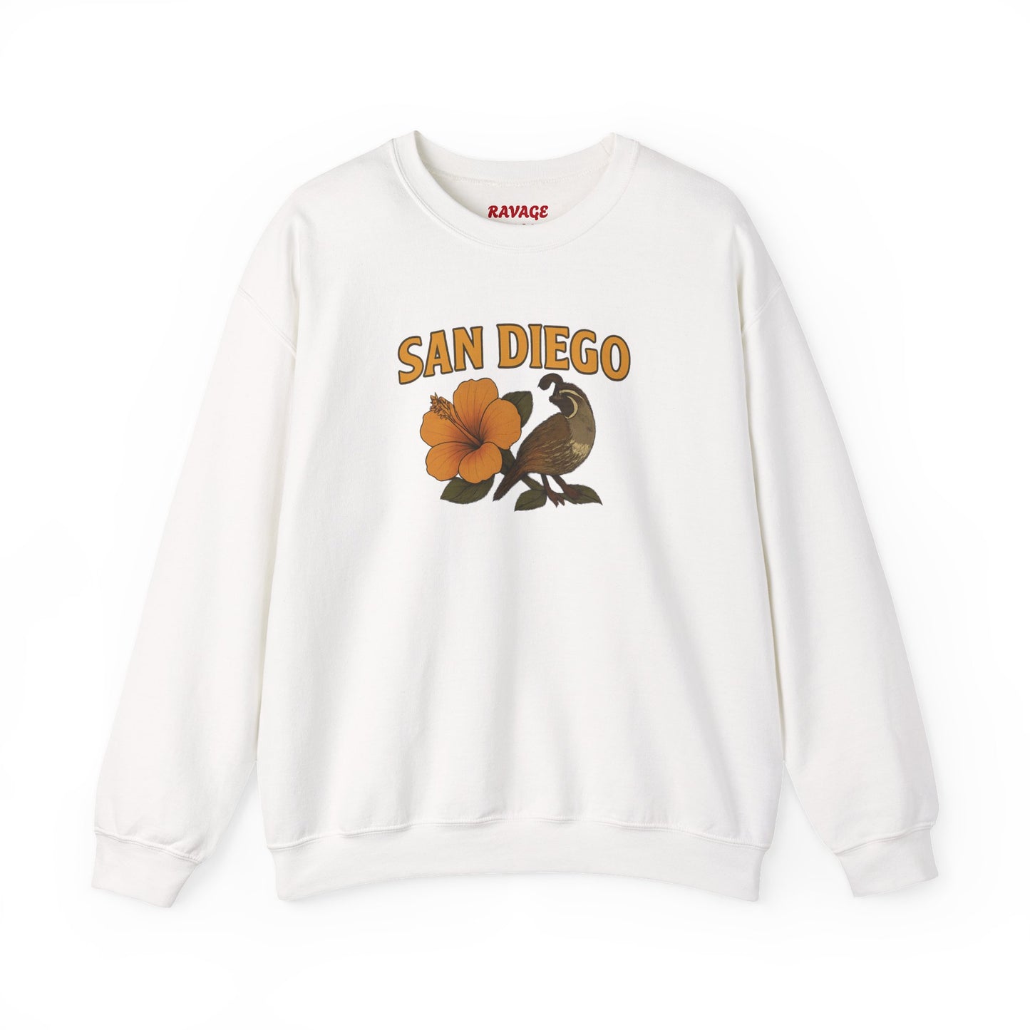 RAVAGE San Diego City Vibe Unisex Crewneck Sweatshirt