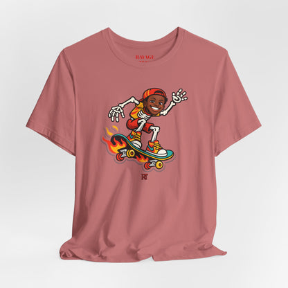 Skateboard Skeleton Tee