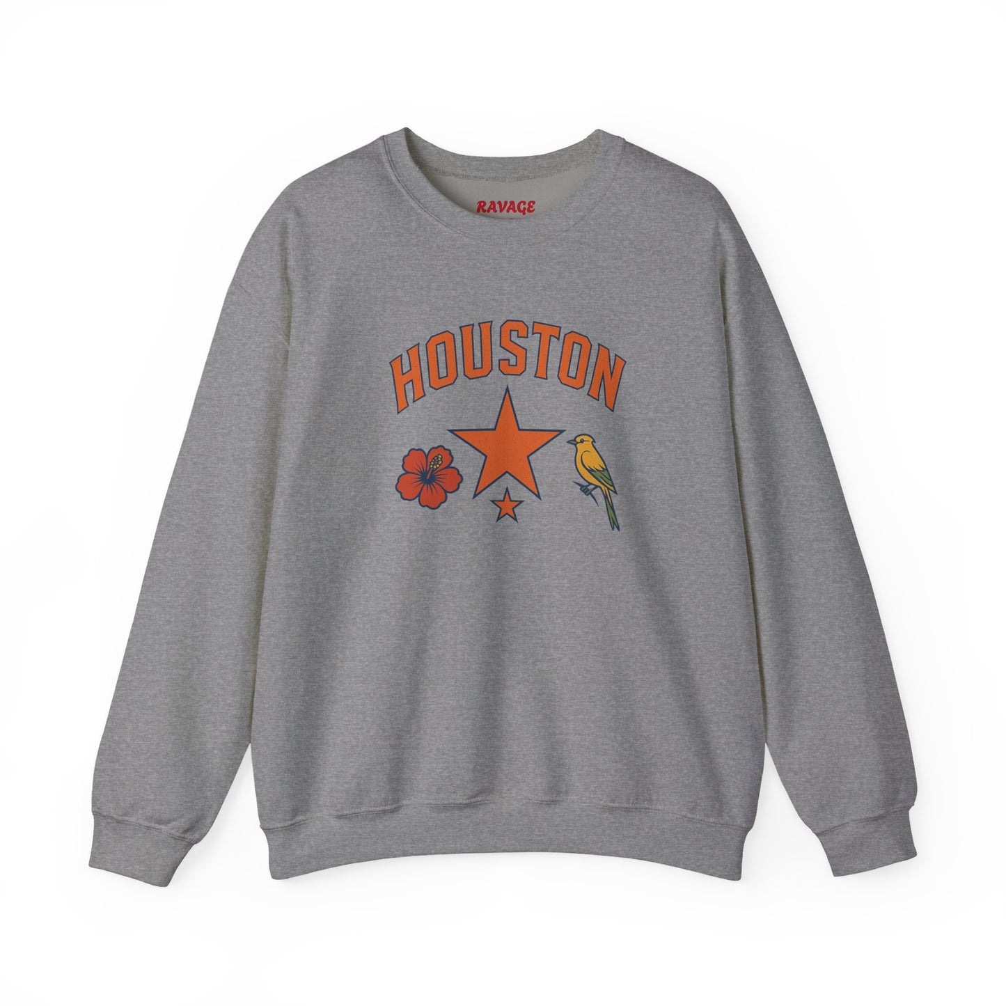 RAVAGE Houston(H-Town) Vibe Unisex Crewneck Sweatshirt