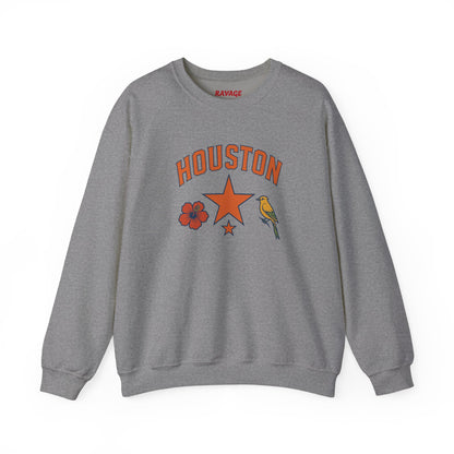 RAVAGE Houston(H-Town) Vibe Unisex Crewneck Sweatshirt