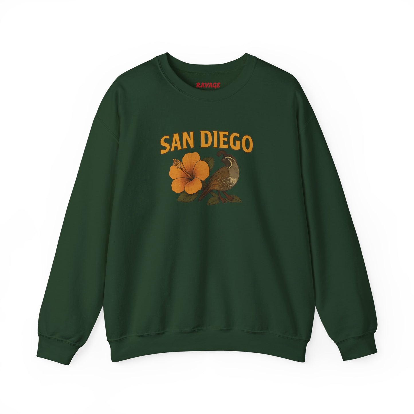 RAVAGE San Diego City Vibe Unisex Crewneck Sweatshirt