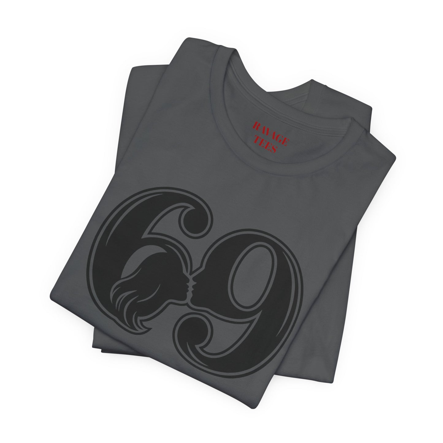 69 Retro Swirl Number Tee