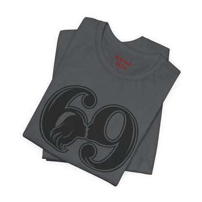69 Retro Swirl Number Tee