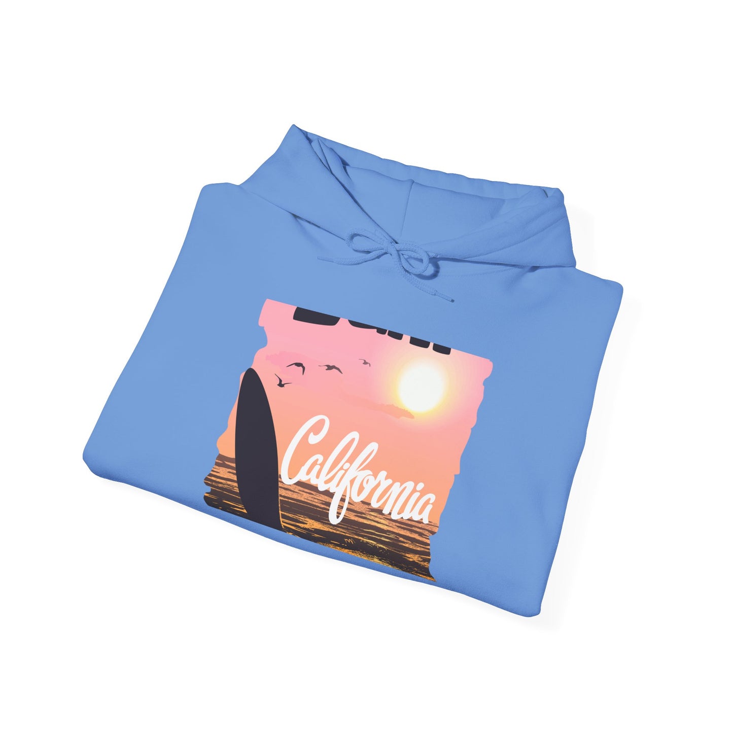 California Sunset Hoodie, Surfing Sweatshirt, Summer Vibes Apparel