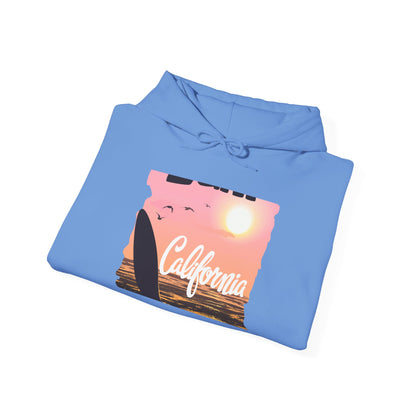 California Sunset Hoodie, Surfing Sweatshirt, Summer Vibes Apparel