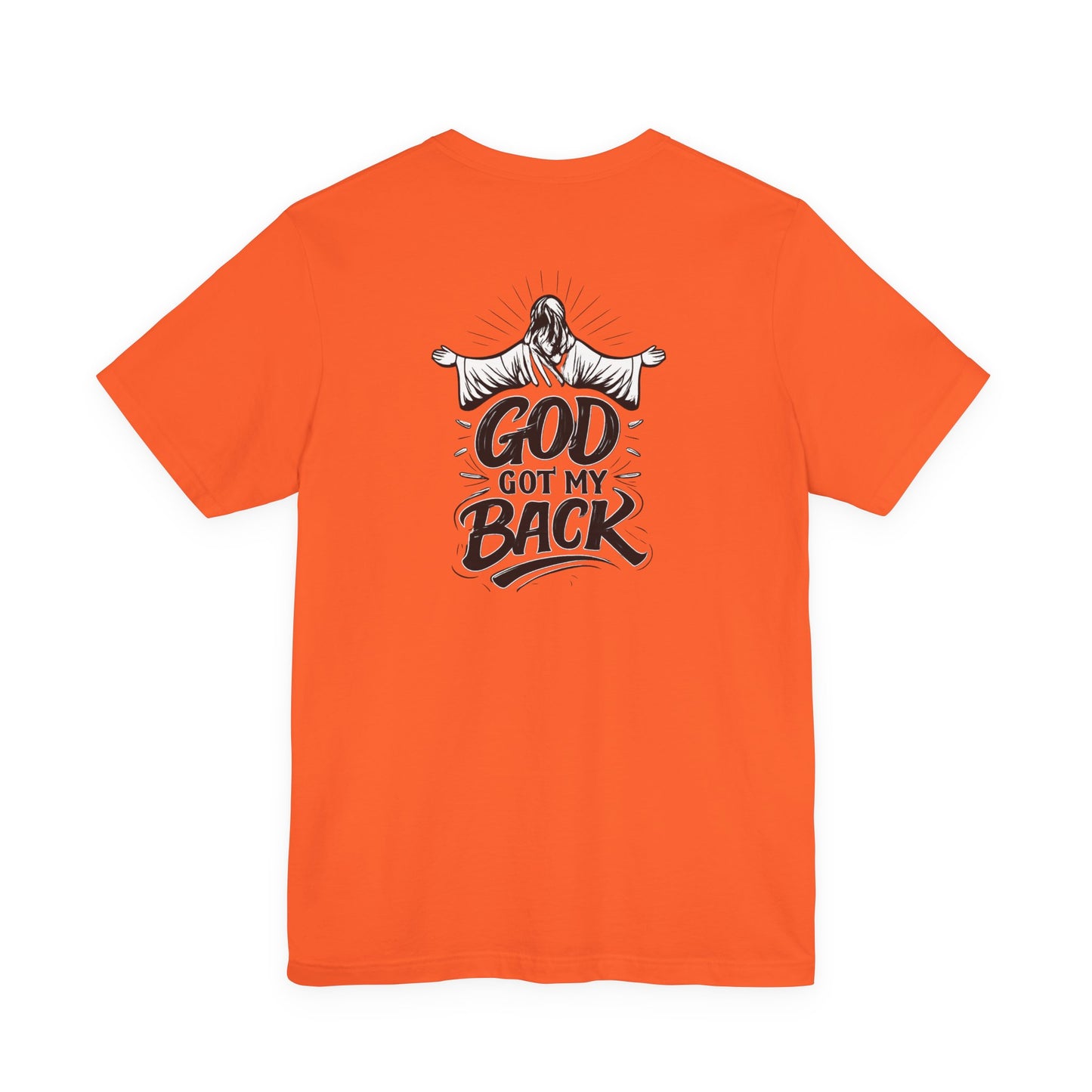 Faith Graphic Tee — 'God Got My Back' Christian T-Shirt