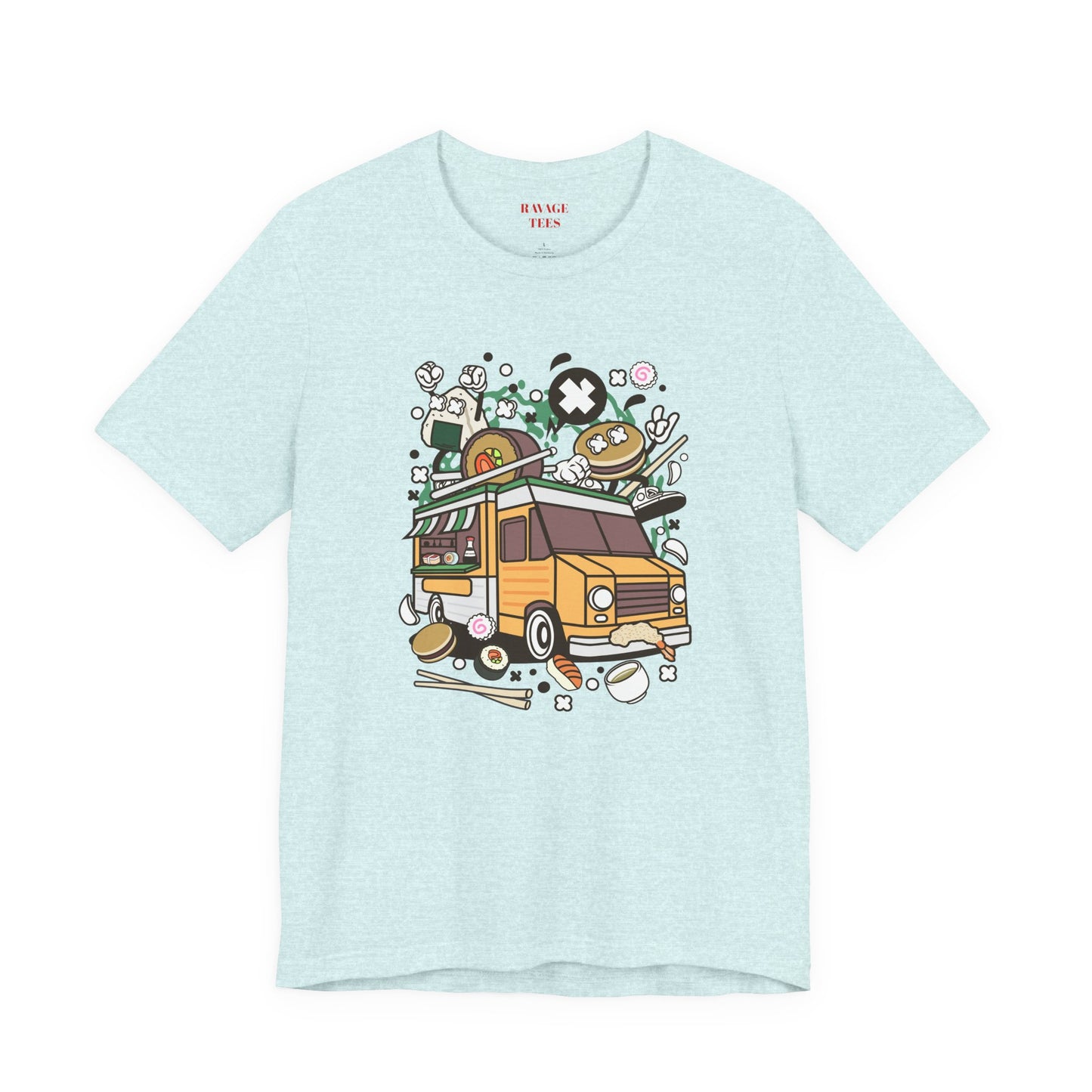 Cute Vintage Street Food Van Tee