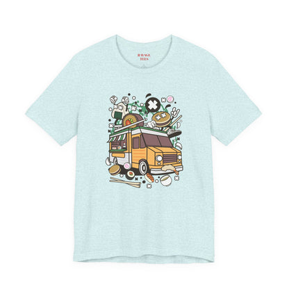 Cute Vintage Street Food Van Tee