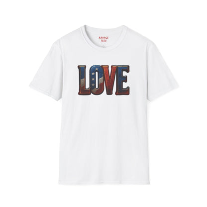 Soft Unisex Freedom & Love Graphic Tee | Gift & Daily Wea
