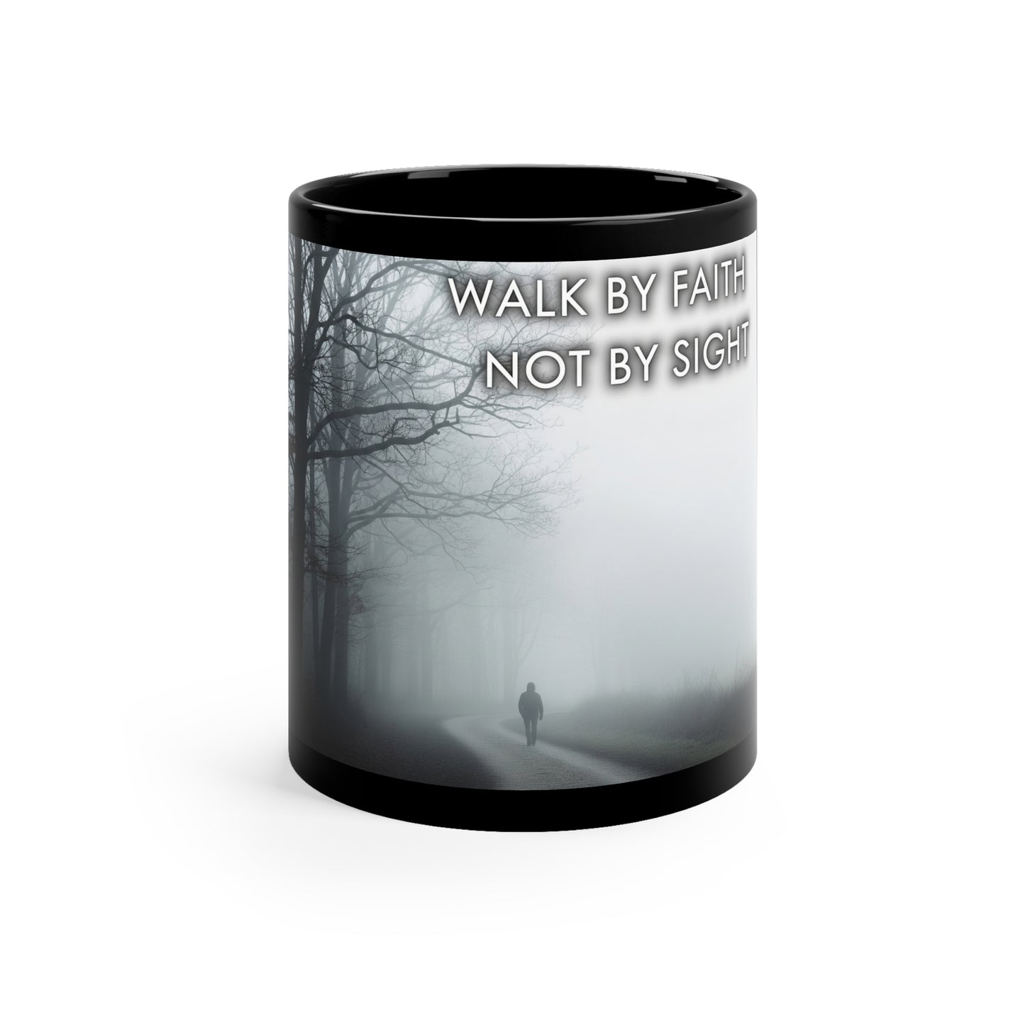 WALK BY FAITH NOT BY SIGHT--Inspirational Black Coffee Mug with Cross Design | Walk by Faith, Christian Gift, Religious Mug, Motivational Drinkware, Spiritual [...]