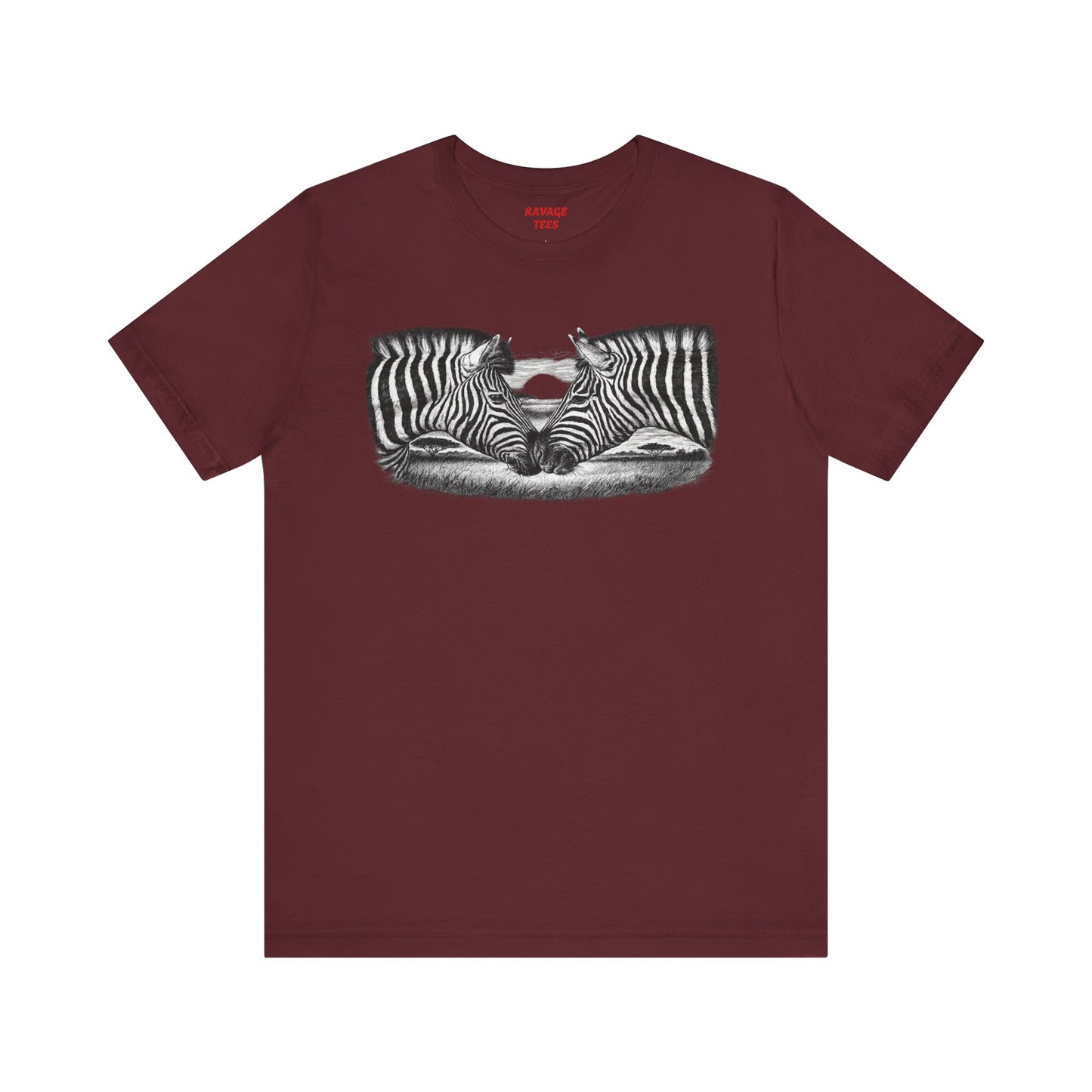 Zebra Heart Tee