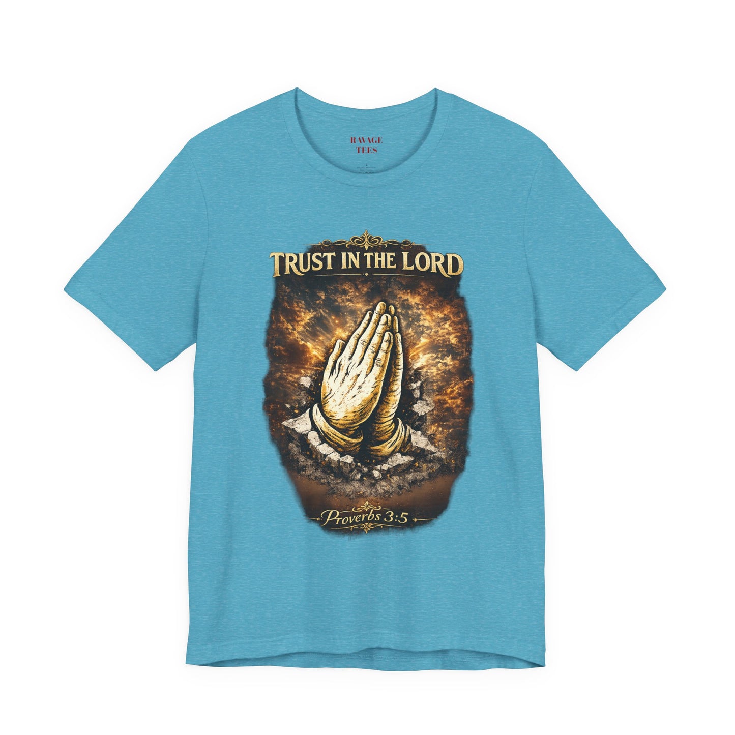 Trust in the Lord Praying Hands Tee (Proverbs 3:5)