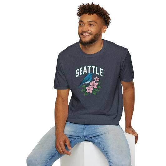 SEATTLE Vibes Unisex T-Shirt – Casual Summer Tee, Beachwear, Travel Outfit, Vacation Style, Gift for Him or Her
