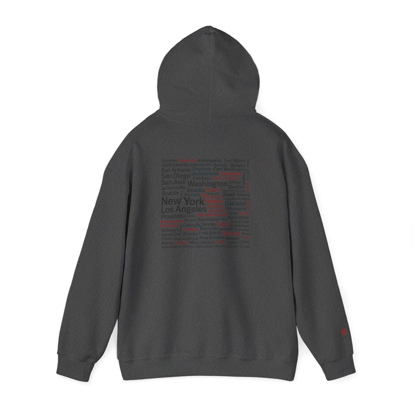 Unisex Hoodie - Rediscover the U.S. - Cozy Travel Apparel for Adventurers, Perfect for Gifts, Casual Wear, Explore America, Travel Memories
