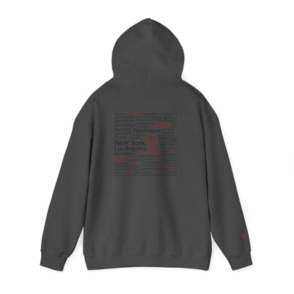Unisex Hoodie - Rediscover the U.S. - Cozy Travel Apparel for Adventurers, Perfect for Gifts, Casual Wear, Explore America, Travel Memories