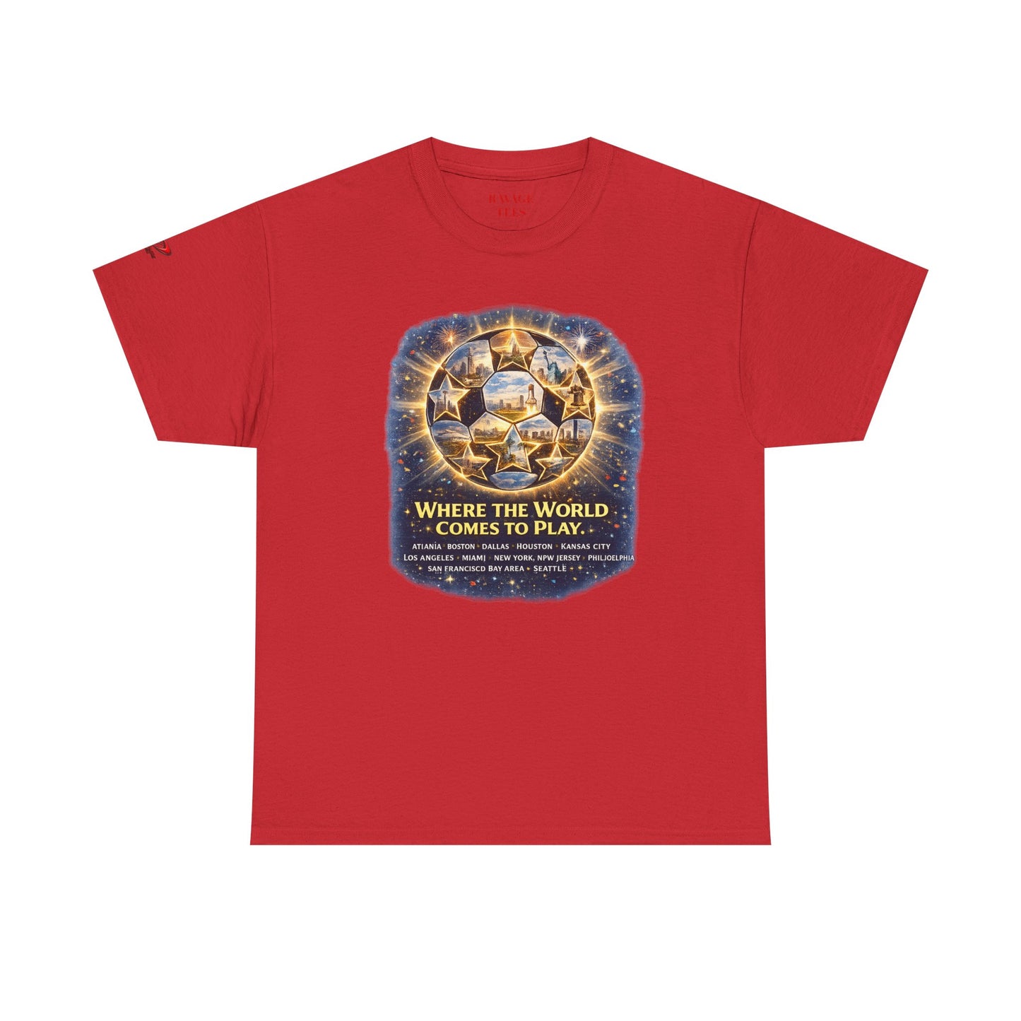 World Cup 2022 T-Shirt — "Where the World Comes to Play"