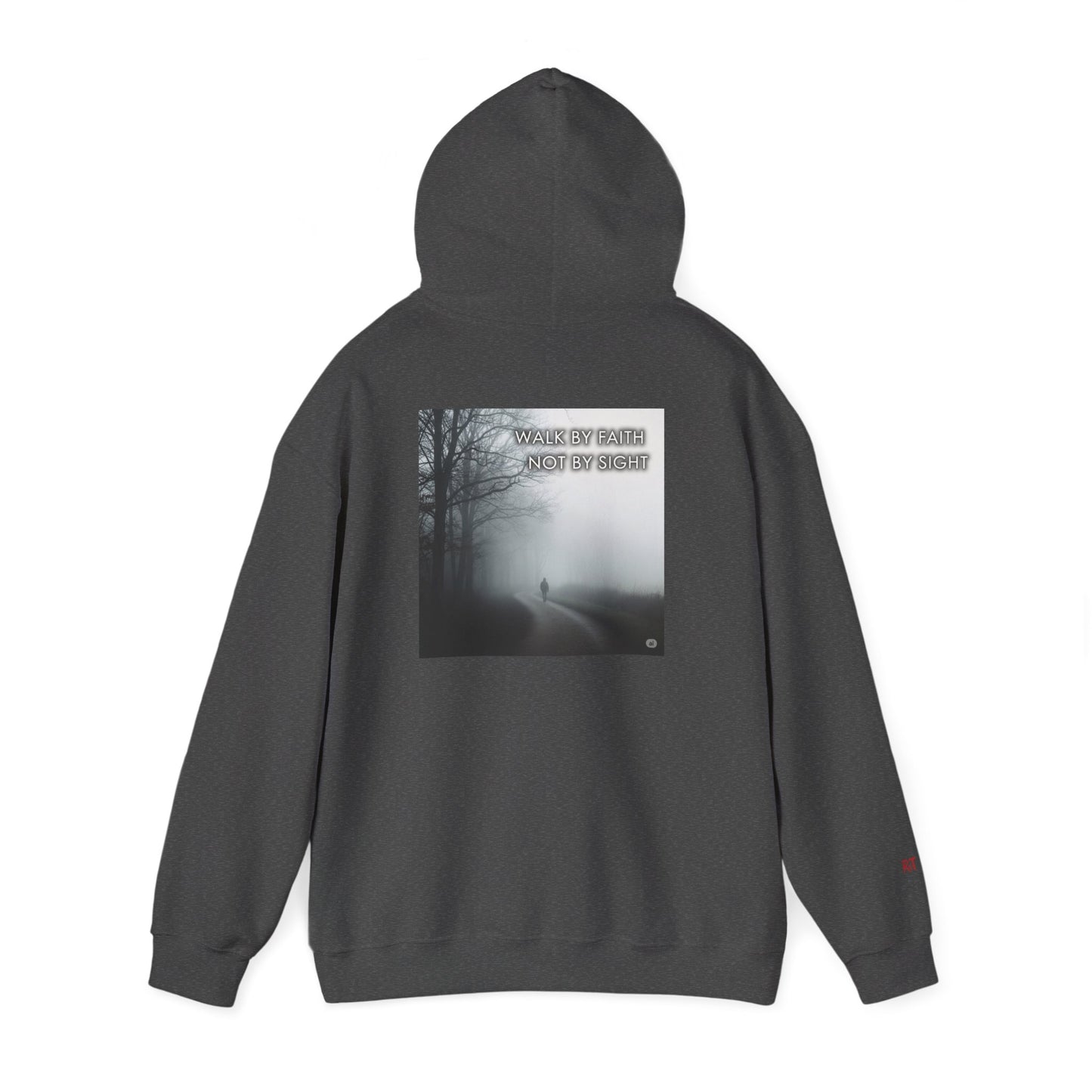 Spiritual Journey  Hooded Sweatshirt with Cross Design