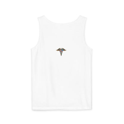 Tattooed Nurse Garment-Dyed Tank Top, Gift for Nurses, Casual Summer Wear