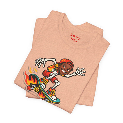 Skateboard Skeleton Tee