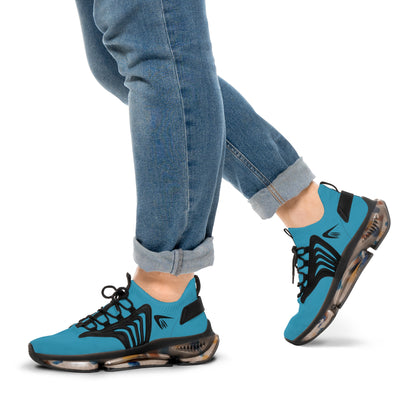 TURQOISE RAVAGE Men's Mesh Sneakers: Stylish Ultimate Comfort Athletic Shoes