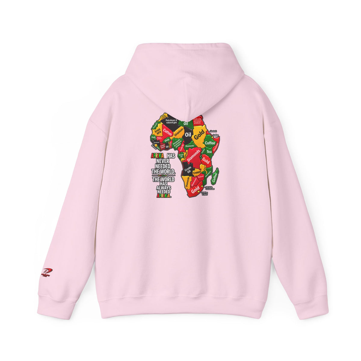 Afrika Map Hoodie – African Pride Pullover Sweatshirt