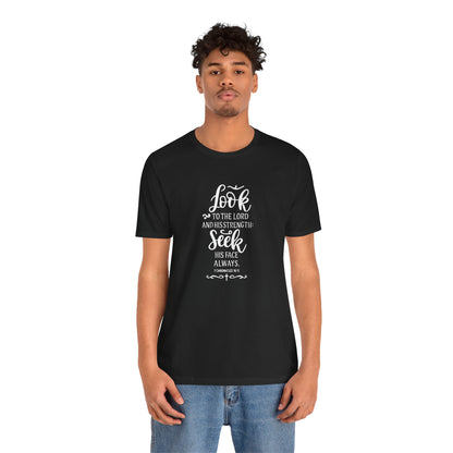 Seek His Guidance Tee: Inspirational Faith Quote Unisex T-Shirt