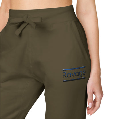 Ravage Embroidered Fleece Sweatpants — Cozy Joggers