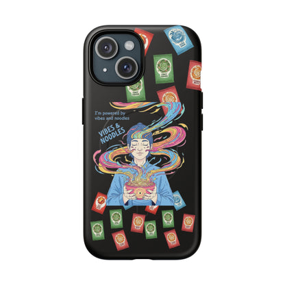 Noodle Lover Phone Case: Vibrant Cute Foodie Magnetic Anime Style