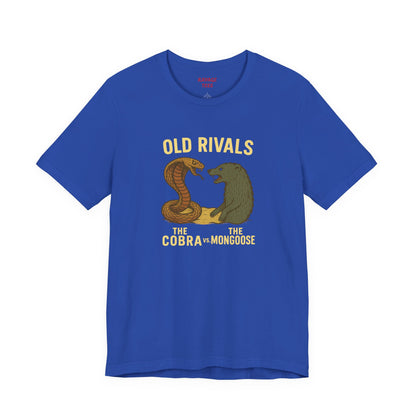 Vintage Rivalry Tee - Cobra vs Mongoose T-Shirt, Retro Graphic Outdoor Adventure Shirt, Perfect Gift for Animal Lovers