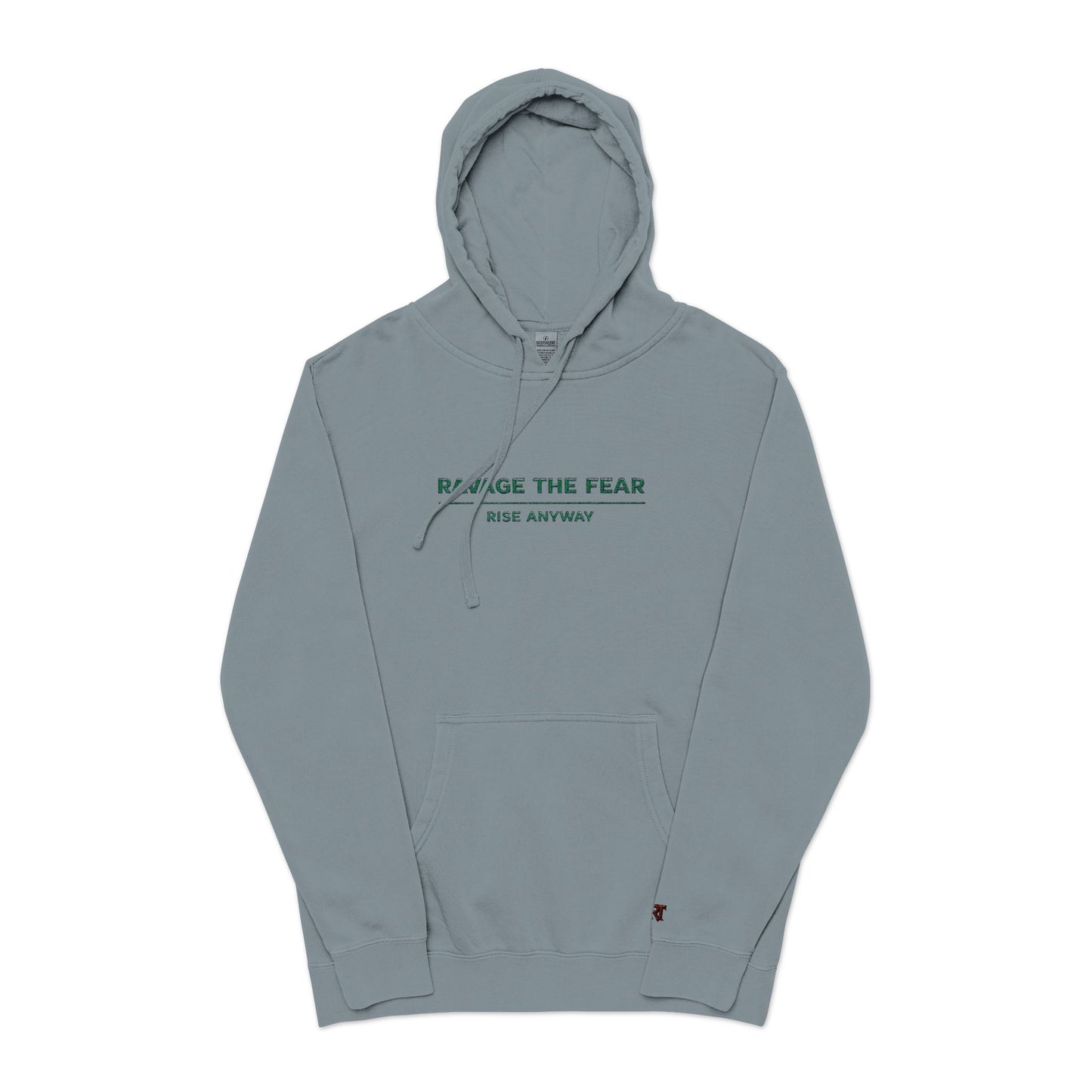 "Explore the Coast" Embroidered Pigment-Dyed Pullover