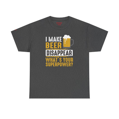 Unisex Beer Superpower Tee | Funny T-Shirt for Beer Lovers