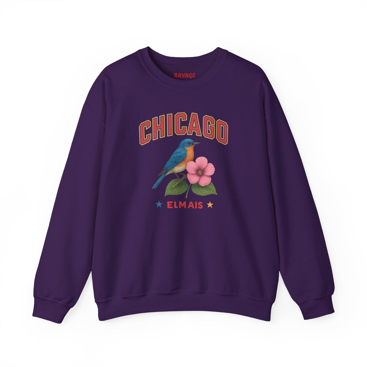 RAVAGE Chicago City Vibe Unisex Crewneck Sweatshirt