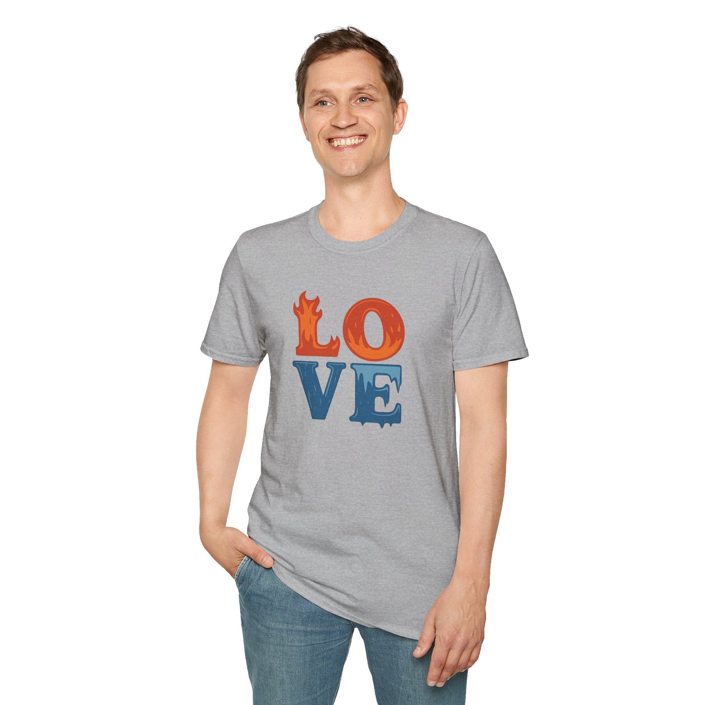 Soft Unisex Freedom & Love Graphic Tee | Gift & Daily Wear