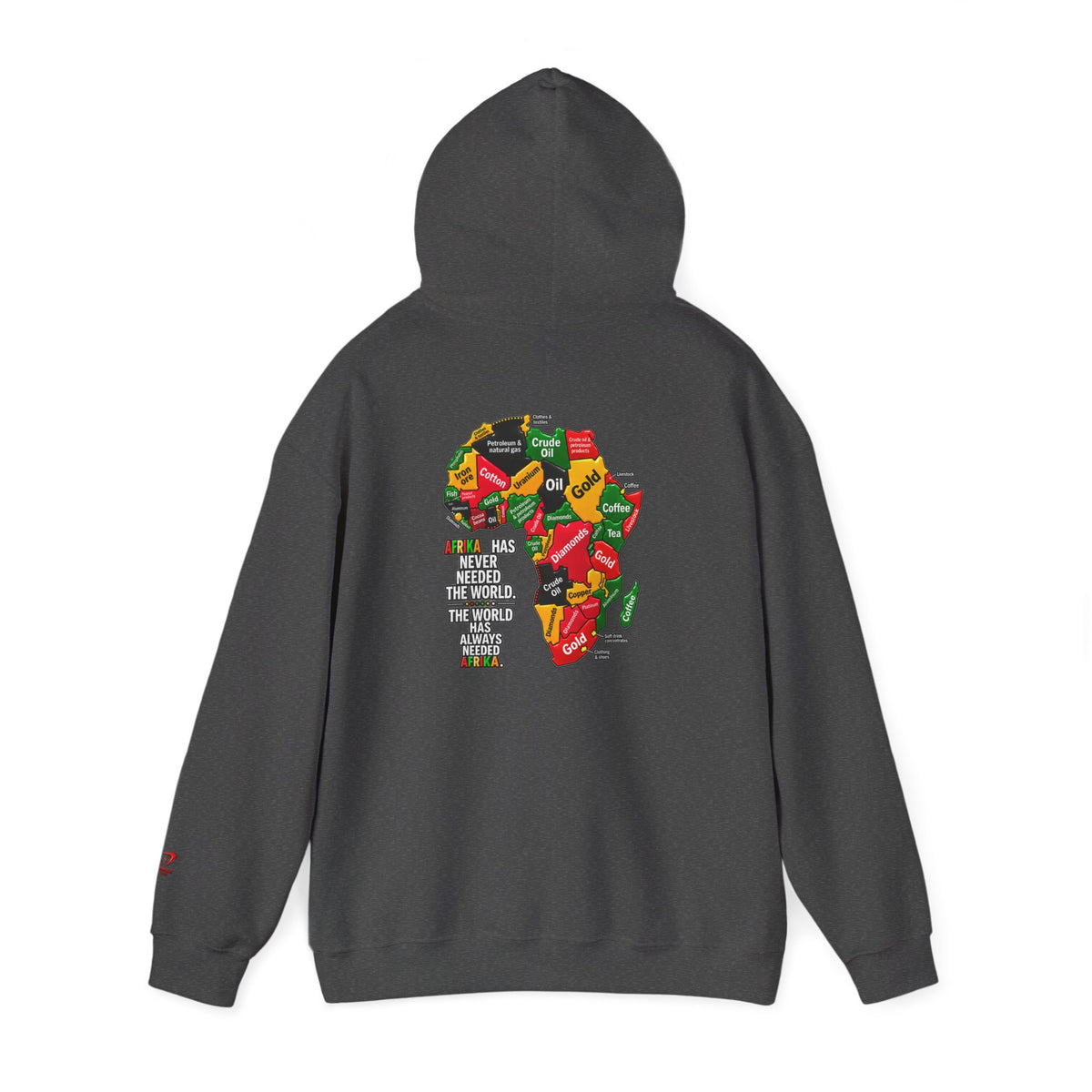 Afrika Map Hoodie – African Pride Pullover Sweatshirt