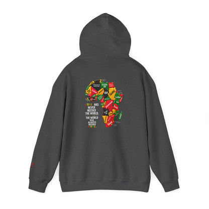 Afrika Map Hoodie – African Pride Pullover Sweatshirt