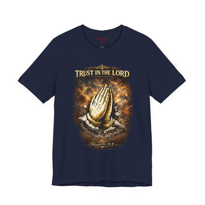 Trust in the Lord Praying Hands Tee (Proverbs 3:5)