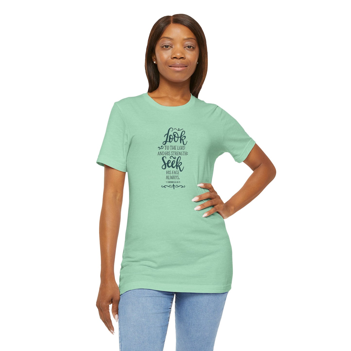Seek His Guidance Tee: Inspirational Faith Quote Unisex T-Shirt