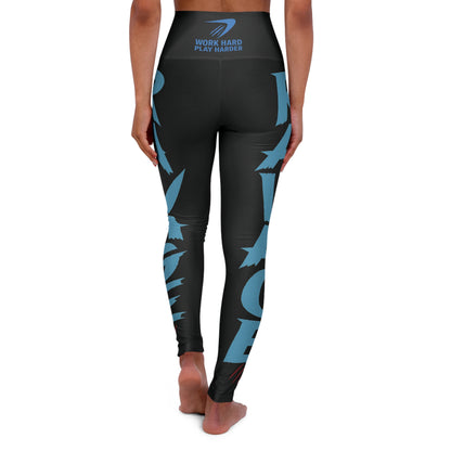 RAVAGE High Waisted Yoga Leggings – Stylish Workout Tights, Athletic Gym Apparel, Activewear for Fitness Enthusiasts and Yoga Lovers