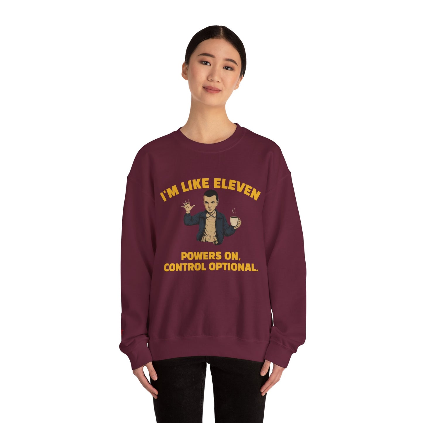 Funny 11th Birthday Crewneck Sweatshirt