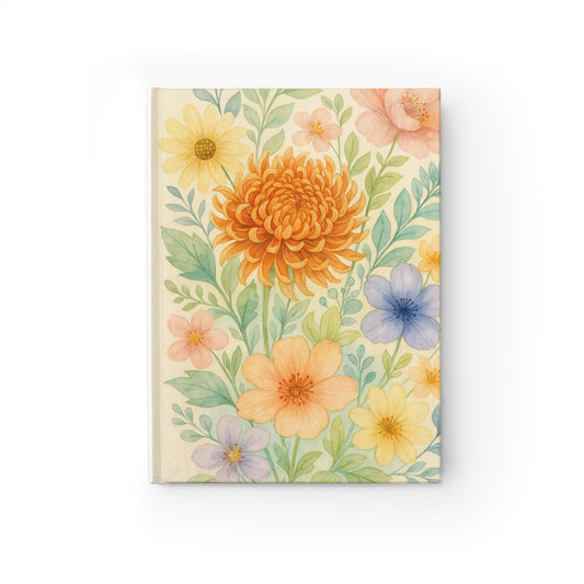 Floral Inspiration Journal - Perfect for Writing, Journaling, Notebooks, Gifts for Her, Eco-Friendly Blank Pages
