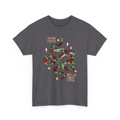 I Am Not Perfect Snake Design Shirt