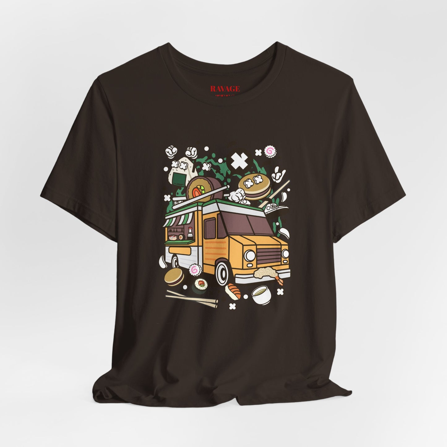 Cute Vintage Street Food Van Tee