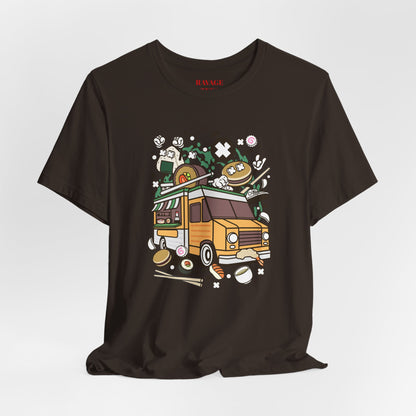 Cute Vintage Street Food Van Tee